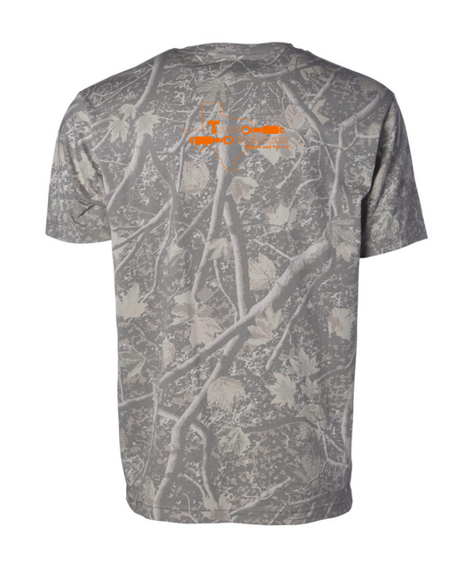 Two Idiots and a Wrench Camo Tee