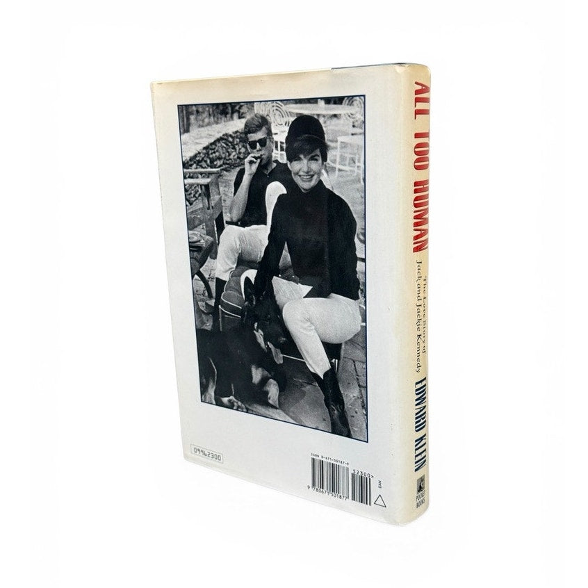 All Too Human Edward Klein Hardcover – Jack & Jackie Kennedy Biography Vintage Book 1996