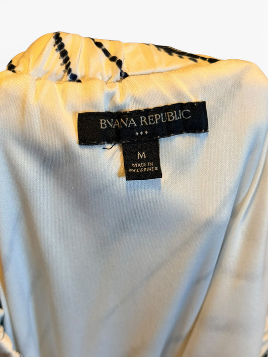 Banana Republic Stripe Midi Slip Skirt – Medium