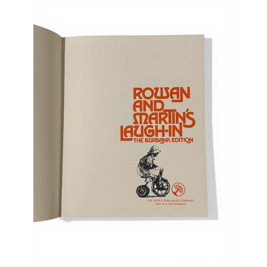 Rowan & Martin’s Laugh-In: The Burbank Edition – Vintage 1960s TV Comedy Book – Pop Culture Humor Collectible
