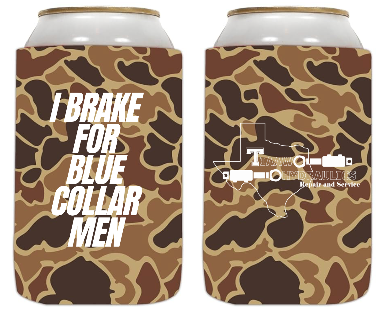I Brake For Blue Collar Men Can Sleeve