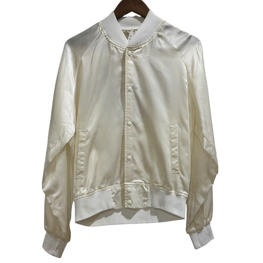 Vintage Chalk Line Nocona Boots Bomber Jacket Cavender’s Boot City Western USA Made Medium