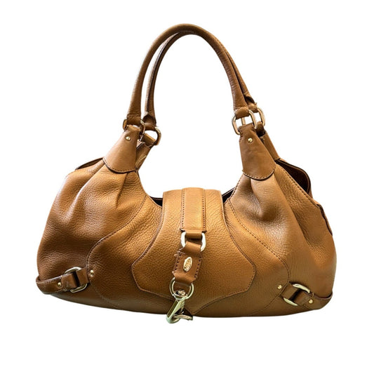 Vintage Cole Haan Leather Hobo Bag – Cognac Pebbled Leather Shoulder Bag