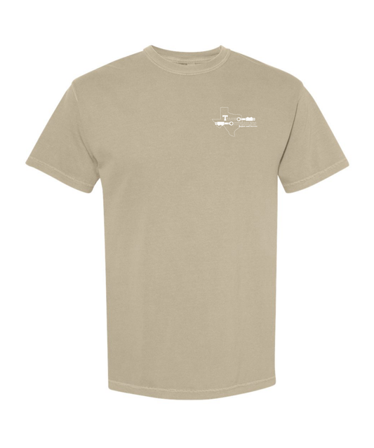 TIAAW Hydraulics Khaki Heavyweight Comfort Colors Work Tee