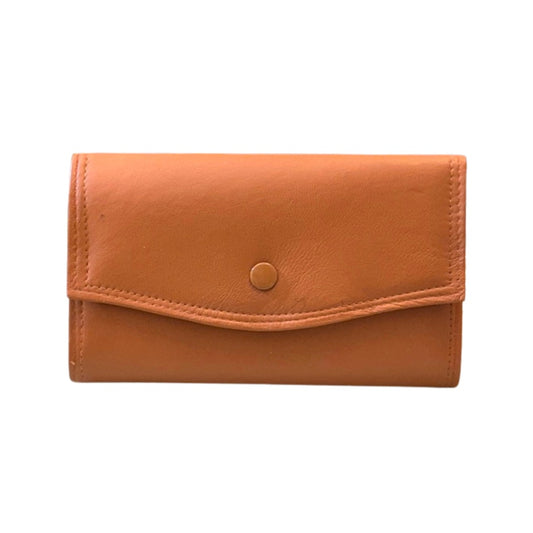 Vintage 70s Leather Organizer Wallet w/ Calculator – Retro Tech Checkbook