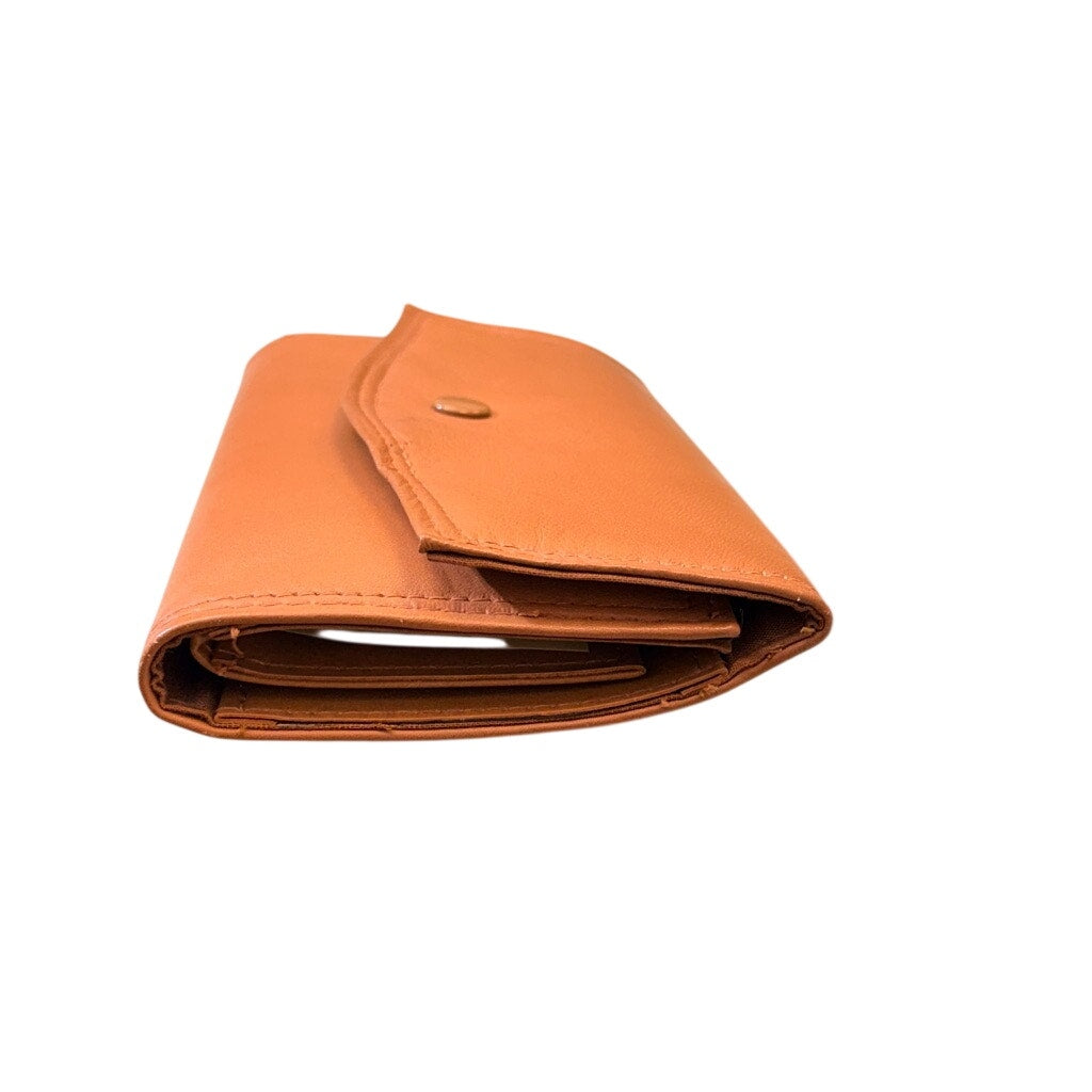 Vintage 70s Leather Organizer Wallet w/ Calculator – Retro Tech Checkbook