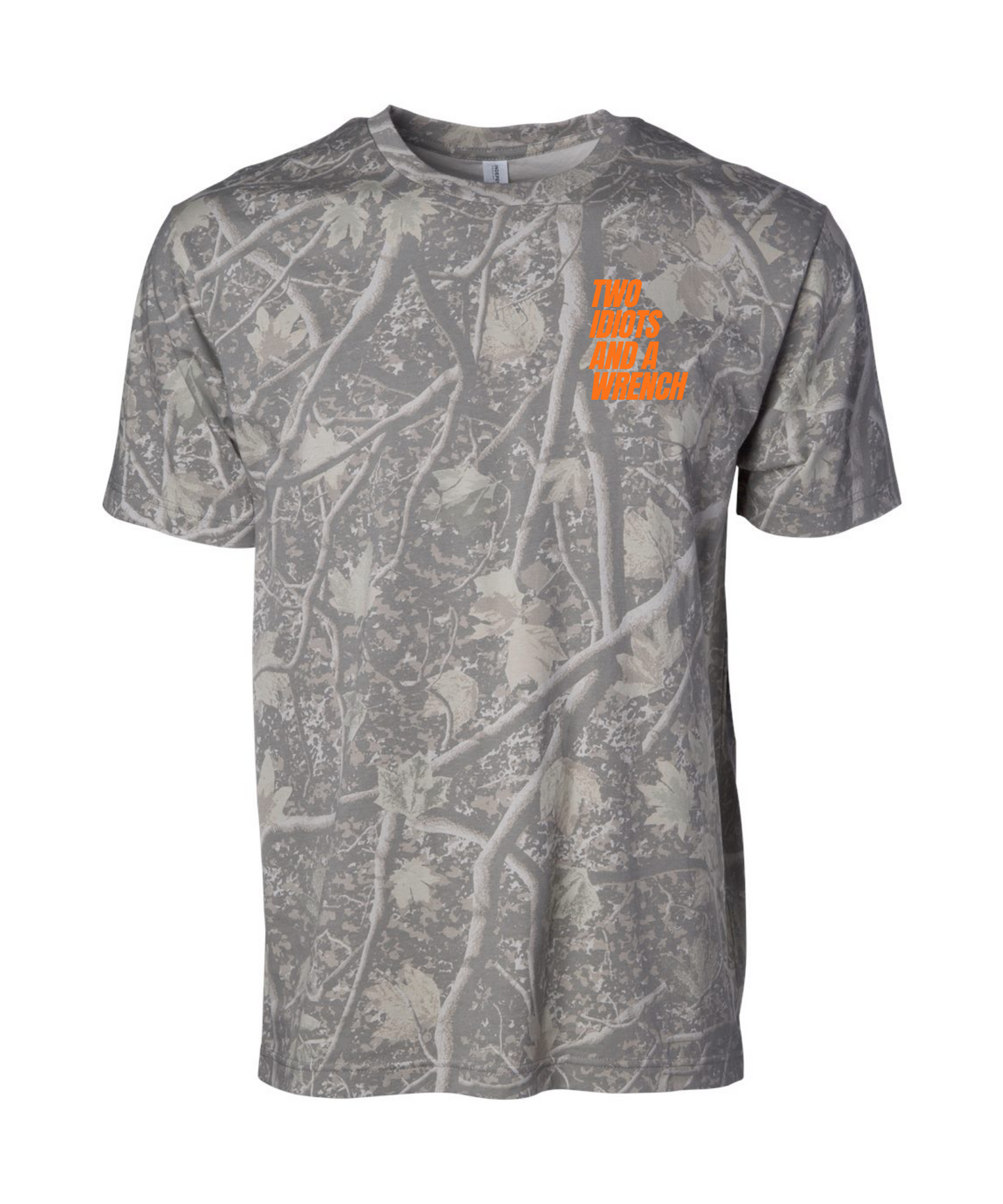Two Idiots and a Wrench Camo Tee