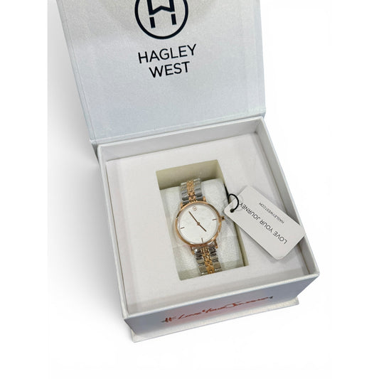 Hagley West Women’s Two-Tone Watch – New in Box