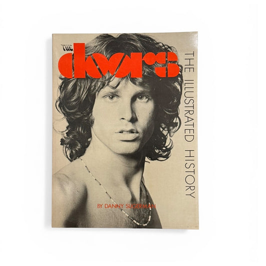 Vintage 1980 The Doors Illustrated History – Jim Morrison Rock Music Book Danny Sugerman