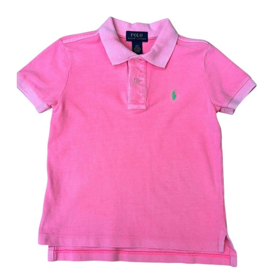 Polo Ralph Lauren Kids Pink Polo Shirt Size 4T Classic Logo Cotton