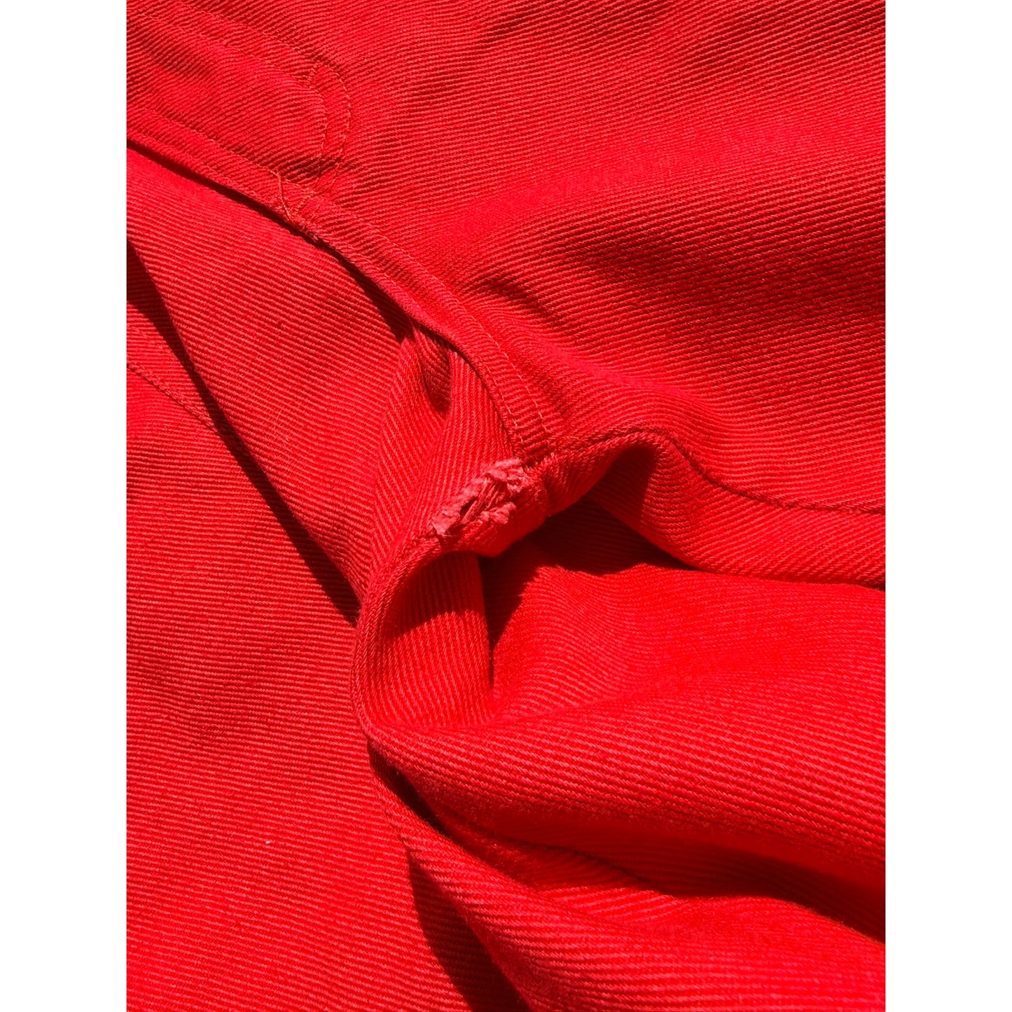 Vintage Rocky Mountain Red Western Jeans Snap Panel High Rise 80s USA 27x36