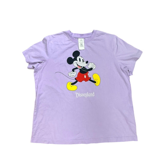 Disneyland Resort Mickey Mouse Graphic Tee | Lavender Disney Shirt | Y2K Park