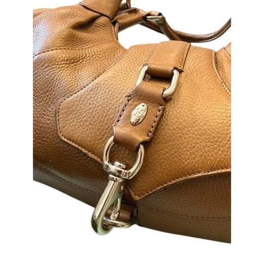 Vintage Cole Haan Leather Hobo Bag – Cognac Pebbled Leather Shoulder Bag