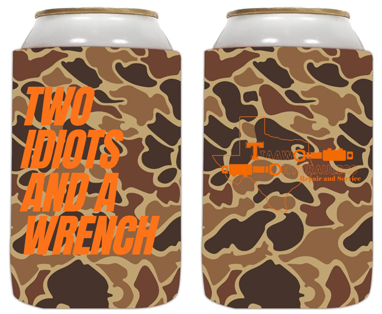 Two Idiots and a Wrench Can Sleeve