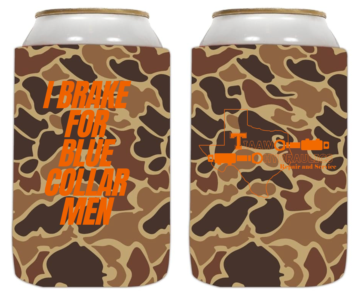 I Brake For Blue Collar Men Can Sleeve