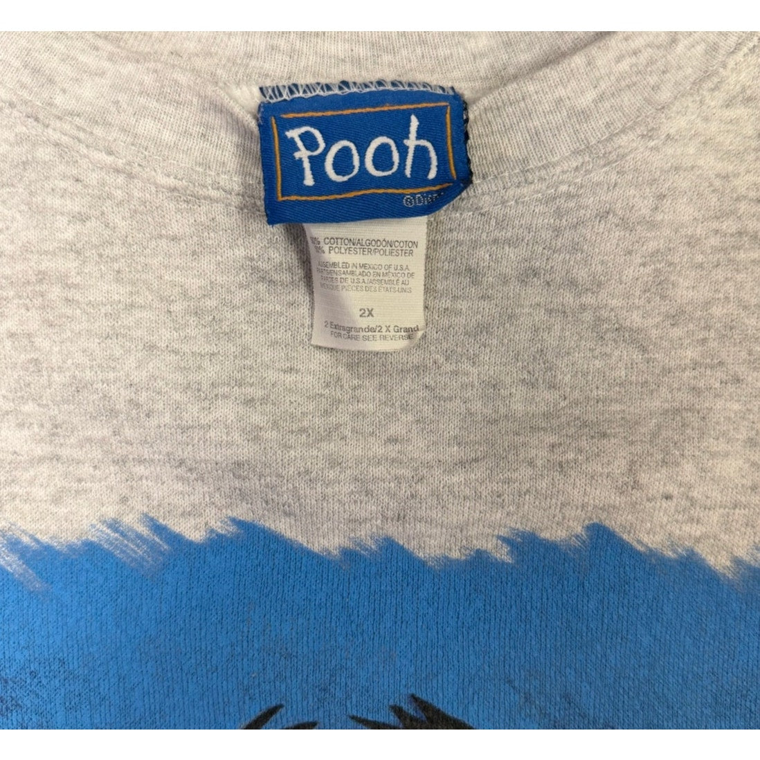 Vintage Disney Tigger Crewneck Sweatshirt 2XL Gray | 90s Pooh Pullover