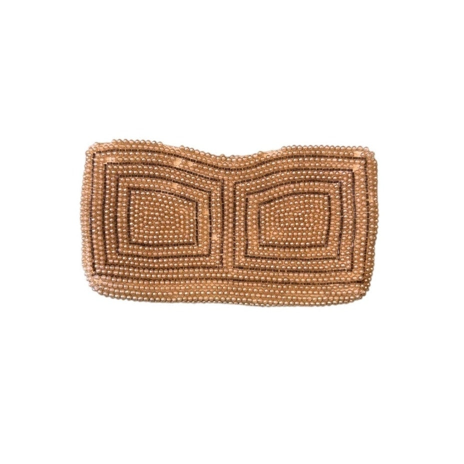 Vintage Beaded Pearl Bow Small  Clutch – A. David’s Import Japan – 1960s/70s