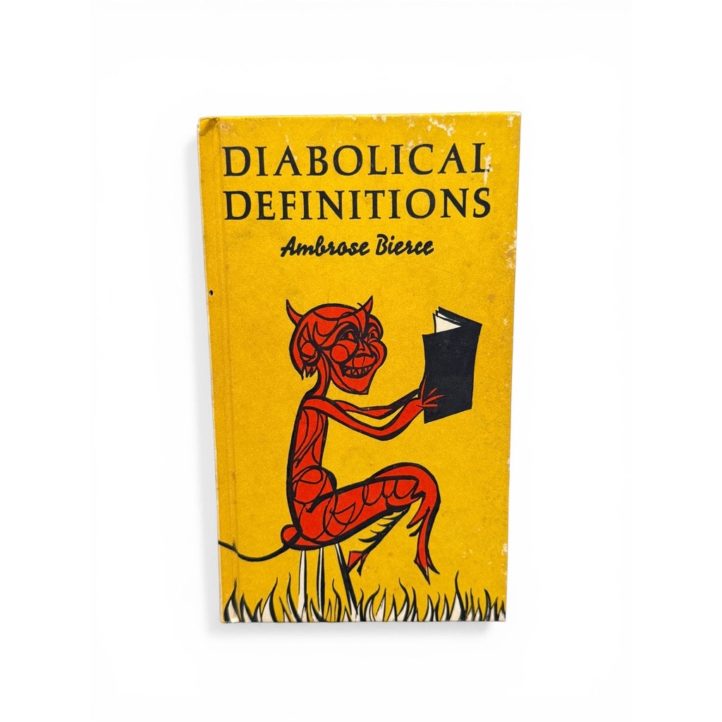 Vintage 1970 Diabolical Definitions by Ambrose Bierce – Peter Pauper Press Dark Humor Book