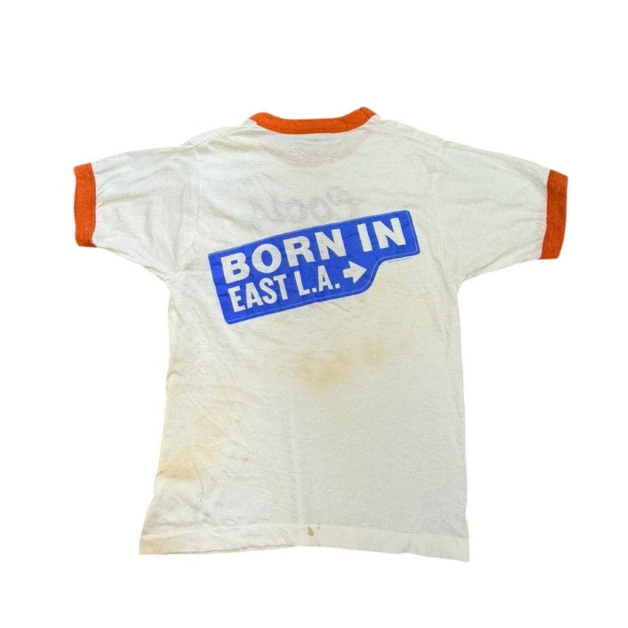 Vintage 87 Coors Banquet Beer Ringer Tee | “Born in East L.A.” Universal Studios